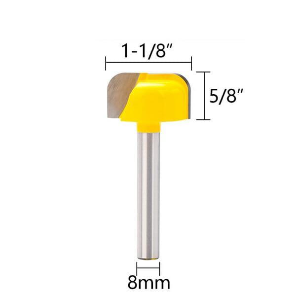 Fresa 8mm Sem Rolamento Para fazer Tigela, Bandeja – RouterPro - Akada Brasil