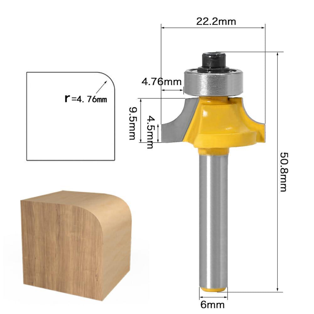 fresa para arredondar cantos 6mm – RoundRouter - Akada Brasil