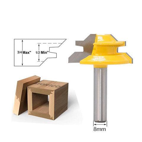 Fresa para Tupia 45 Graus de 8mm - Router45 - Akada Brasil