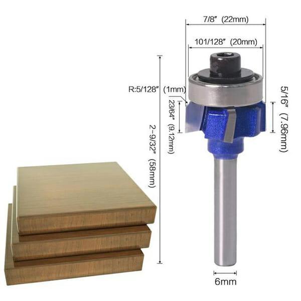 Fresas Arredonda Cantos de 6mm – RoundRouter (Kit com 3 peças) - Akada Brasil