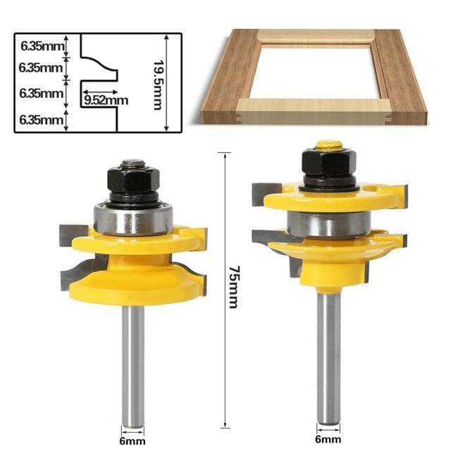 Fresas de Encaixe 6mm para Tupia – RouterMax - Akada Brasil