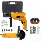 Furadeira + Lixadeira + 25 Peças + Maleta - MaxTools Akada - Akada Brasil