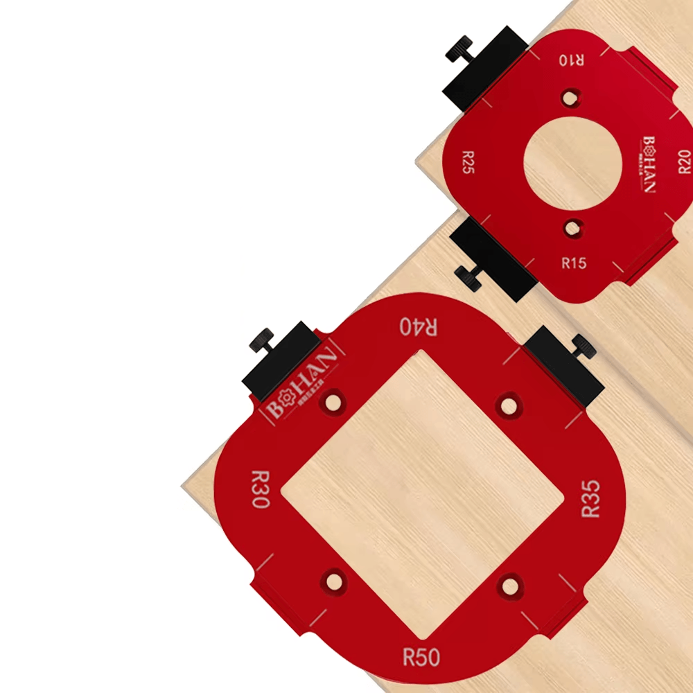 Gabarito 4 em 1 para Tupia Raio de Canto R10 - R50 com Alta Precisão - Akada Brasil