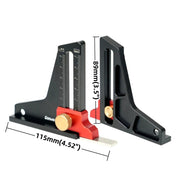 Gabarito de Altura e Medidor de Profundidade Ajustável para Serra e Tupia de Bancada - ProGauge - Akada Brasil