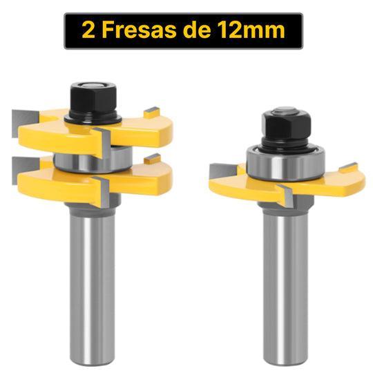 Kit Fresas de 12mm para fazer Encaixes - JoinRouter