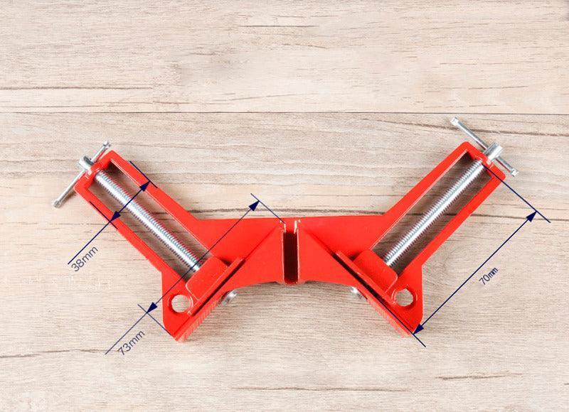 Kit 2 Grampos de ângulo 90 graus - SuperClamp - Akada Brasil