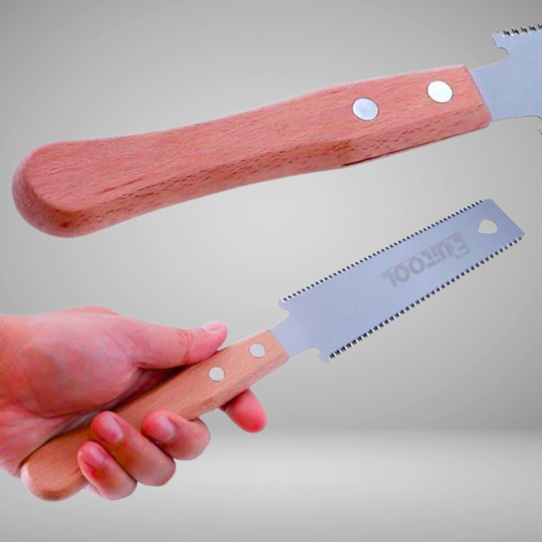 Kit 2 Serrotes Japonês Ryoba Duplo Dente 150mm + 250mm - Akada Brasil