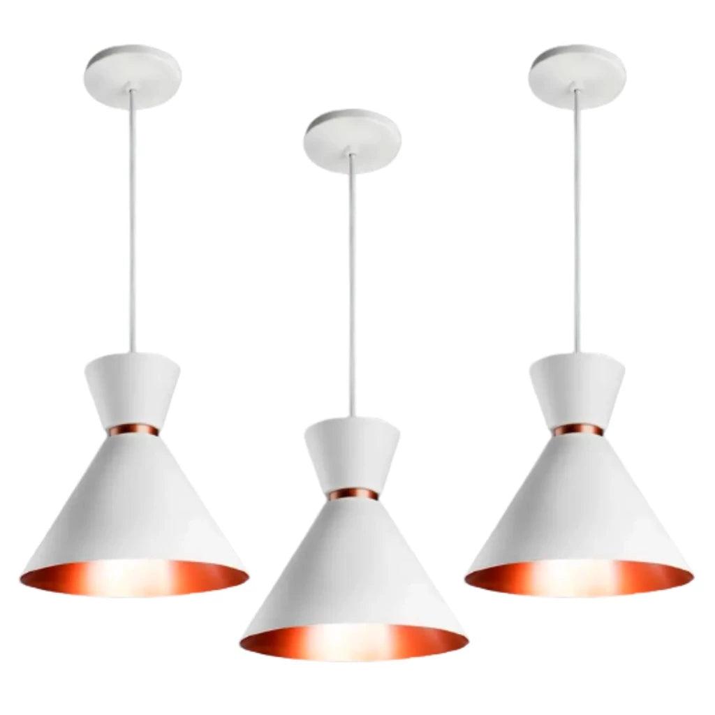 Kit 3 Luminárias Pendentes de Luxo - PendaLux - Akada Brasil