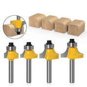 Kit 4 Fresas Quebra Canto de 6mm - RoundRouter - Akada Brasil