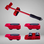 Kit 5 Peças Movedor de Móveis Pesados com Rodinhas - Akada Brasil