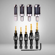 Kit Brocas Para Fazer Cavilha Tapa Furo + Escareador - Akada Brasil