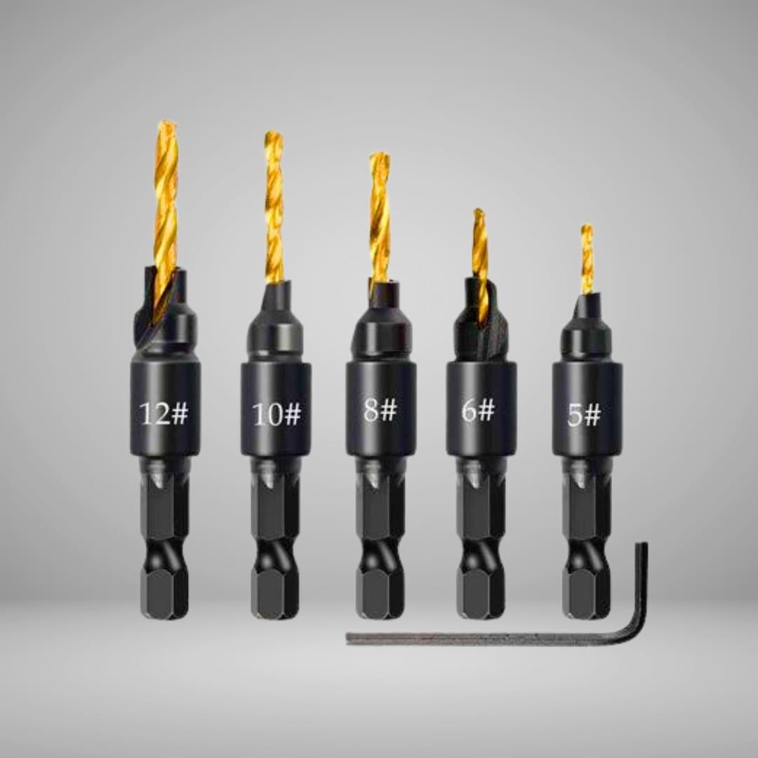 Kit Brocas Para Fazer Cavilha Tapa Furo + Escareador - Akada Brasil