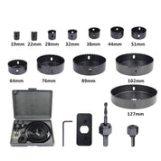 Kit Brocas Serra Copo para Madeira com 16 Peças - Akada Brasil