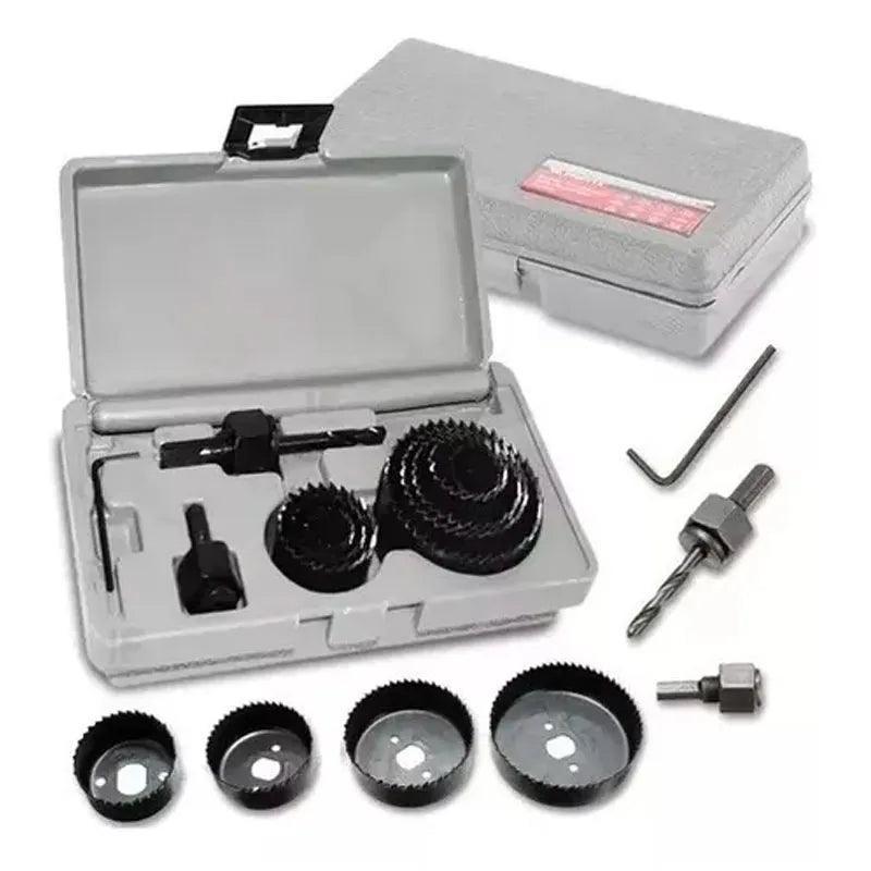 Kit Brocas Serra Copo para Madeira com 8 Peças - SawGlass - Akada Brasil