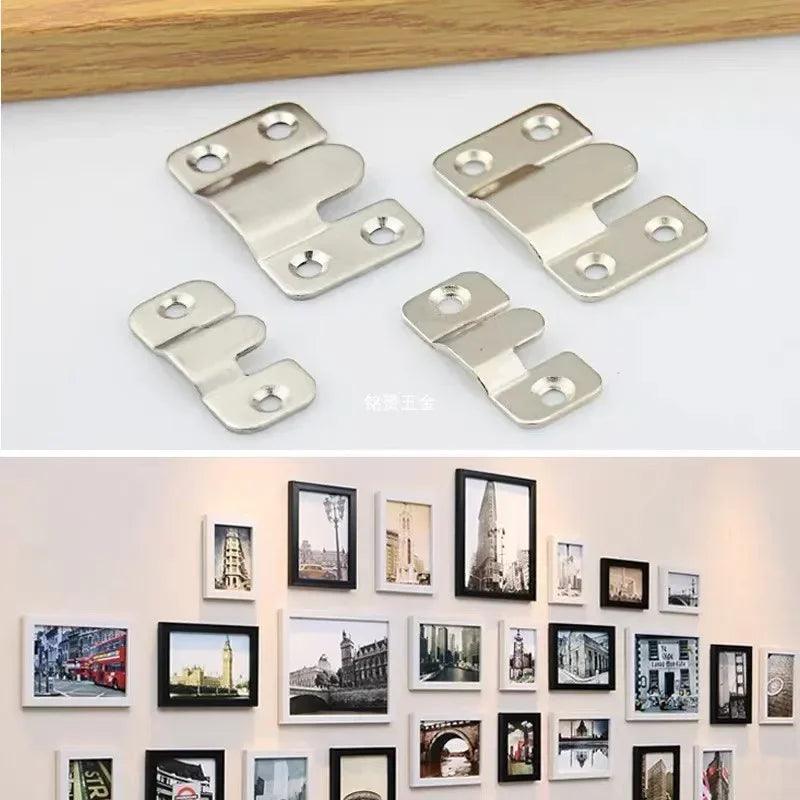 Kit com Ganchos para Pendurar Quadros - Suporte de Fixação para Móveis - Akada Brasil