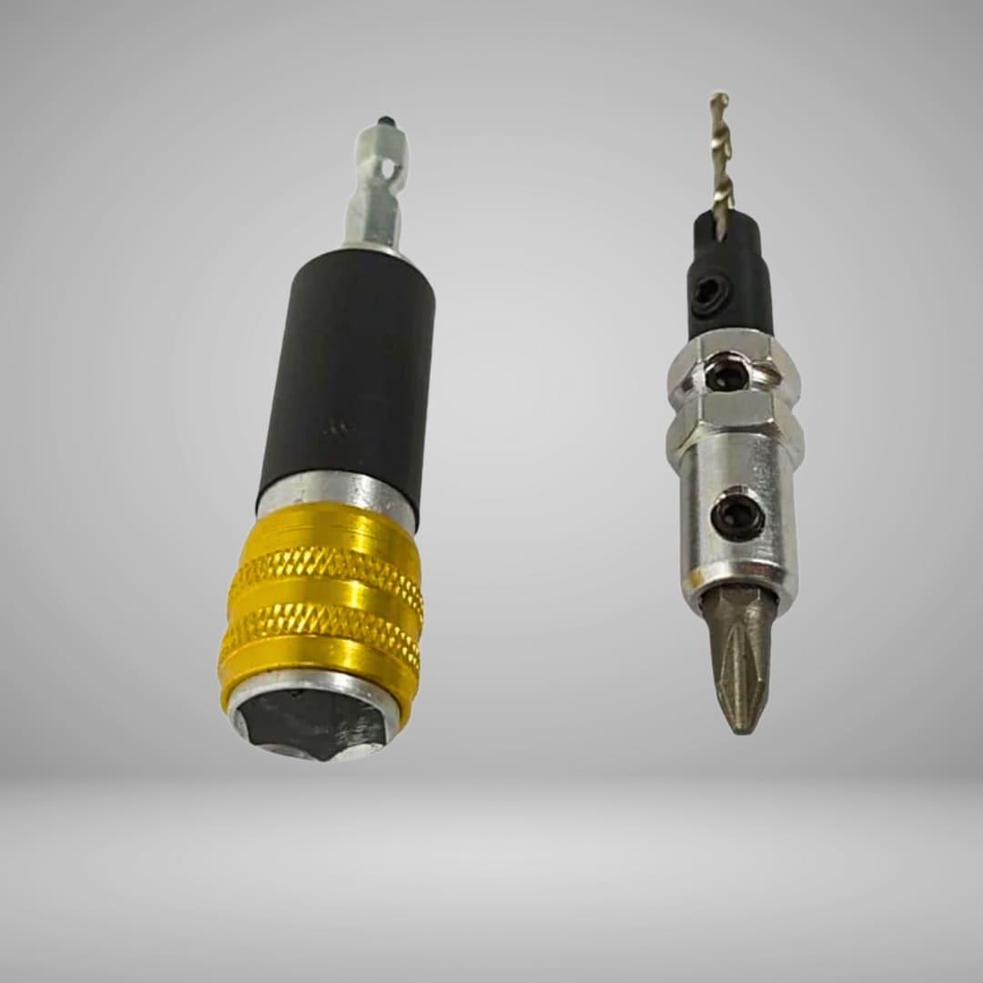 Kit de Broca com Escareador 3mm x 8mm com Troca Rápida para PH2 - Akada Brasil