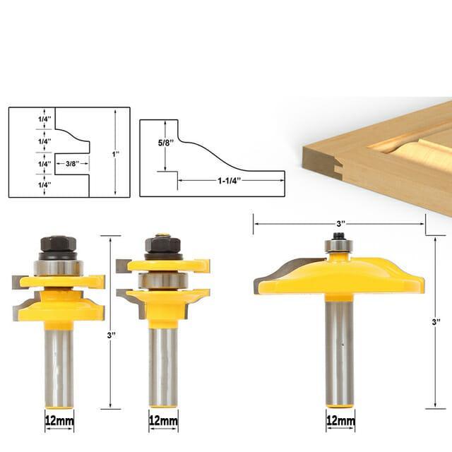 Kit Fresas de 12mm para Tupia - RouterMax - Akada Brasil