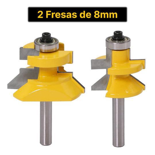 Kit Fresas de 8mm para Porta Mexicana – RouterMexican - Akada Brasil