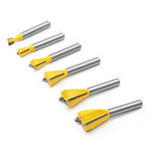 Kit Fresas Rabo de Andorinha Haste 6mm - MegaRouter - Akada Brasil