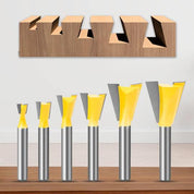 Kit Fresas Rabo de Andorinha Haste 8mm - MegaRouter - Akada Brasil