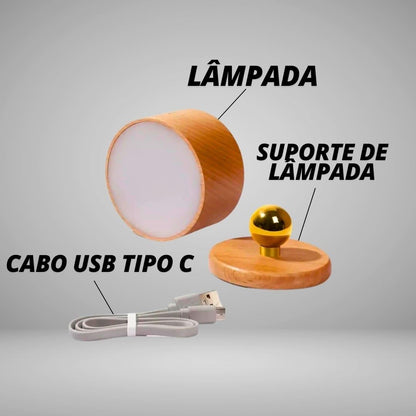 Lâmpada De Parede Moderna Sem Fio para Leitura - Akada Brasil