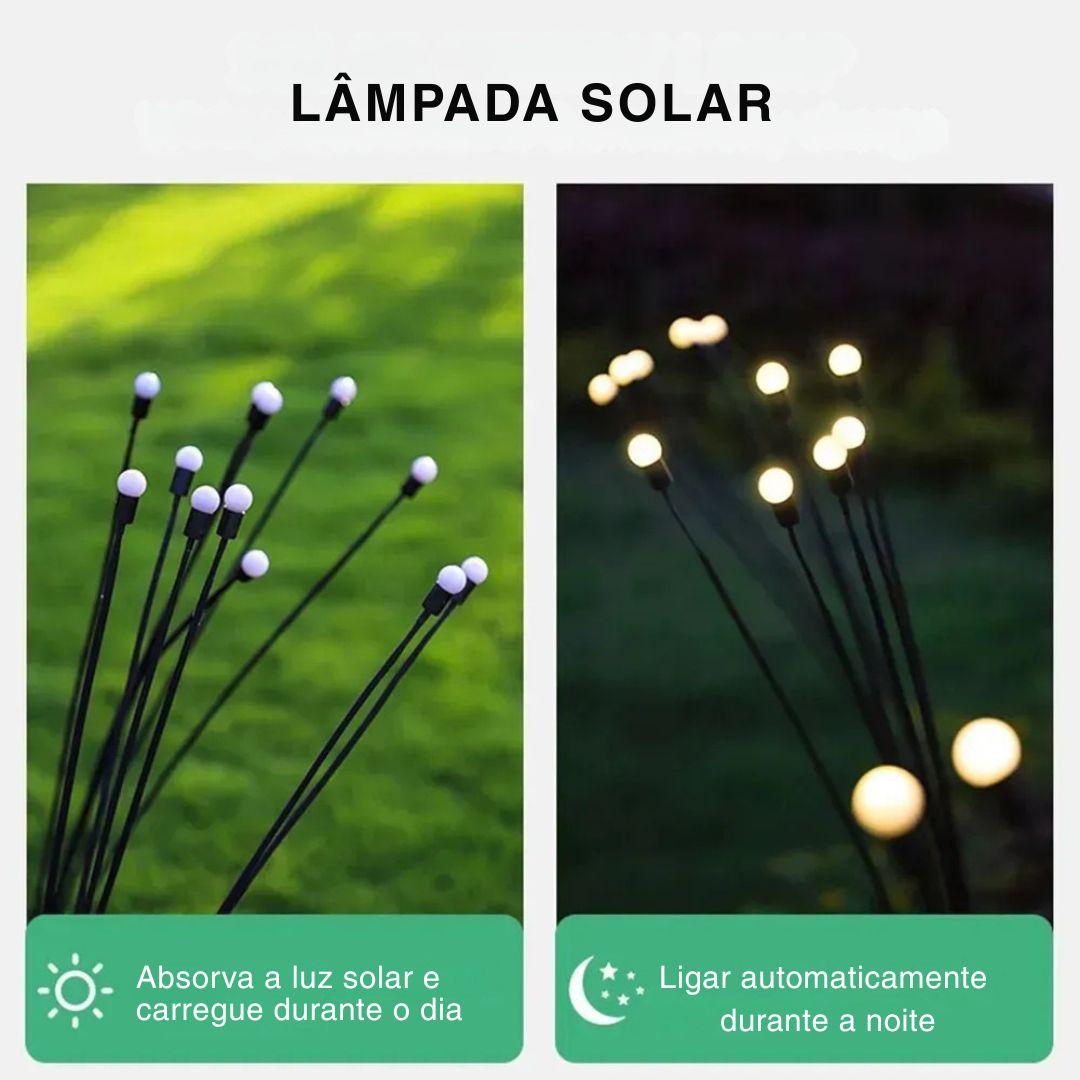 Lâmpada Solar LED para Jardim - 6/8/10 Luzes - Akada Brasil