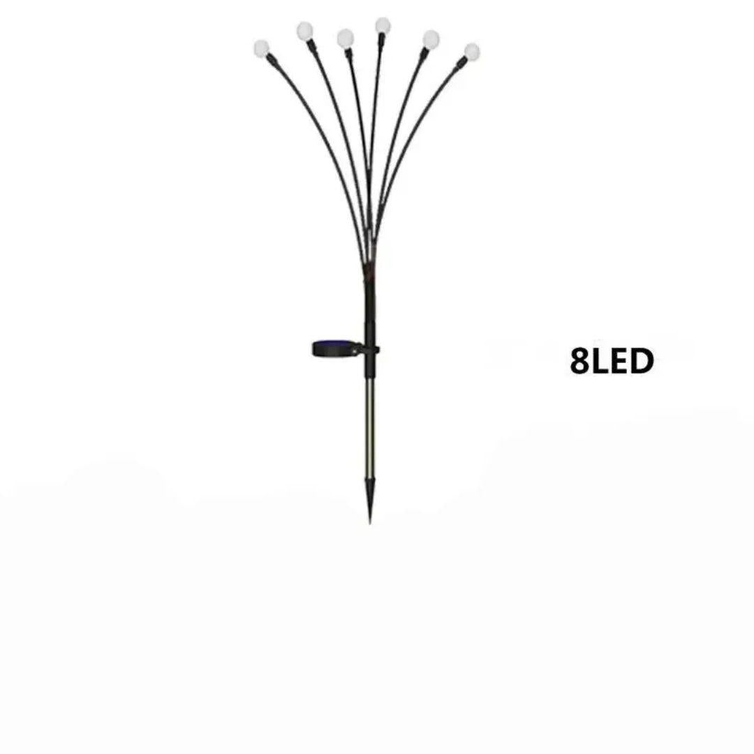 Lâmpada Solar LED para Jardim - 6/8/10 Luzes - Akada Brasil