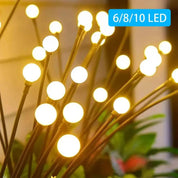 Lâmpada Solar LED para Jardim - 6/8/10 Luzes - Akada Brasil