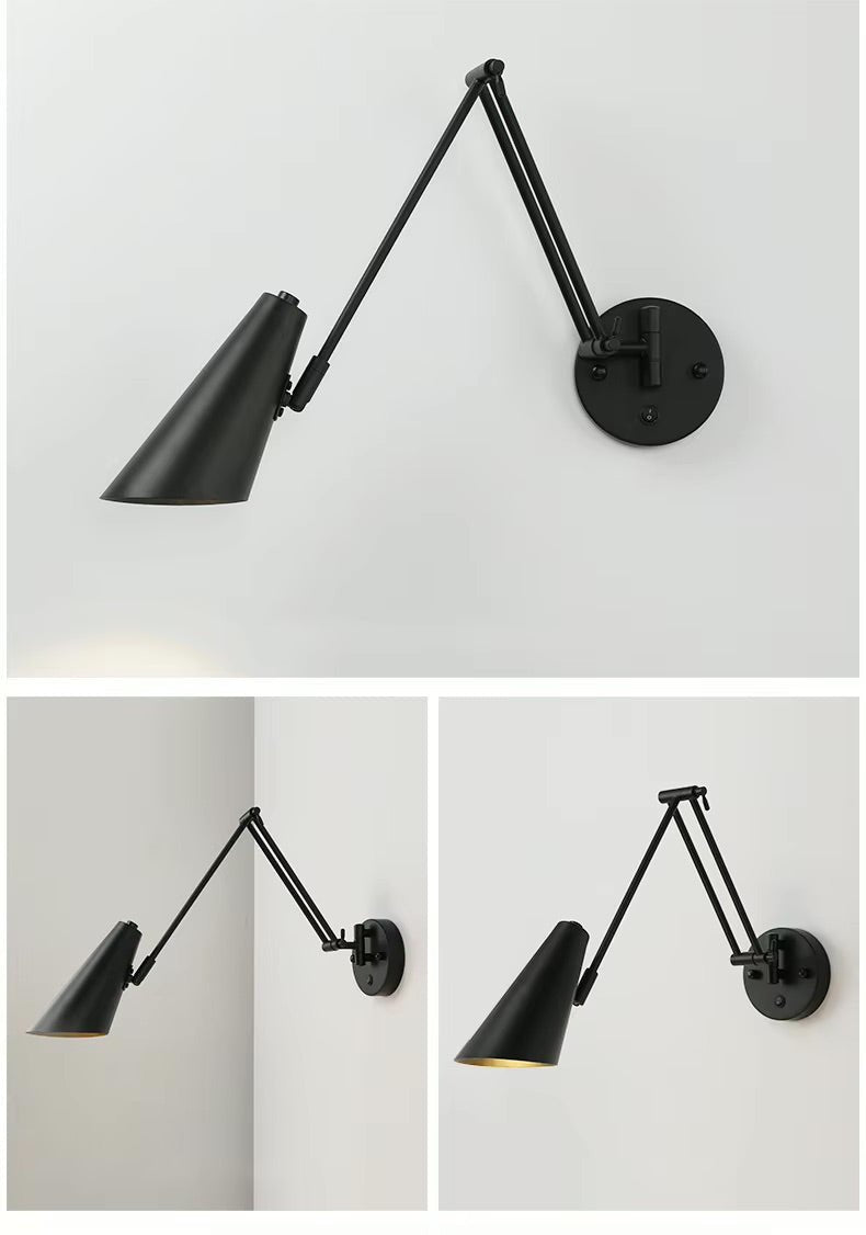 Luminária de Parede LED Ajustável com Braço Retrátil - Akada Brasil