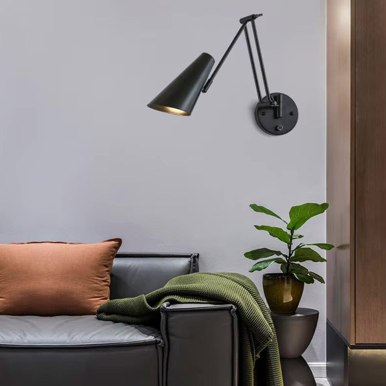 Luminária de Parede LED Ajustável com Braço Retrátil - Akada Brasil