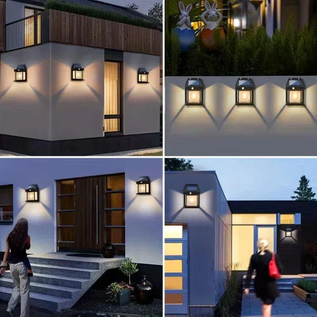 Luminária Solar de Parede com Sensor de Movimento - Akada Brasil
