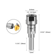 Prolongador Extensor para fresas de Tupia - RouterExtend