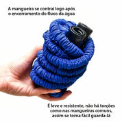 Mangueira Mágica Expansível com Gatilho e 7 Tipos de Jatos para Jardim - JatoFlex - Akada Brasil