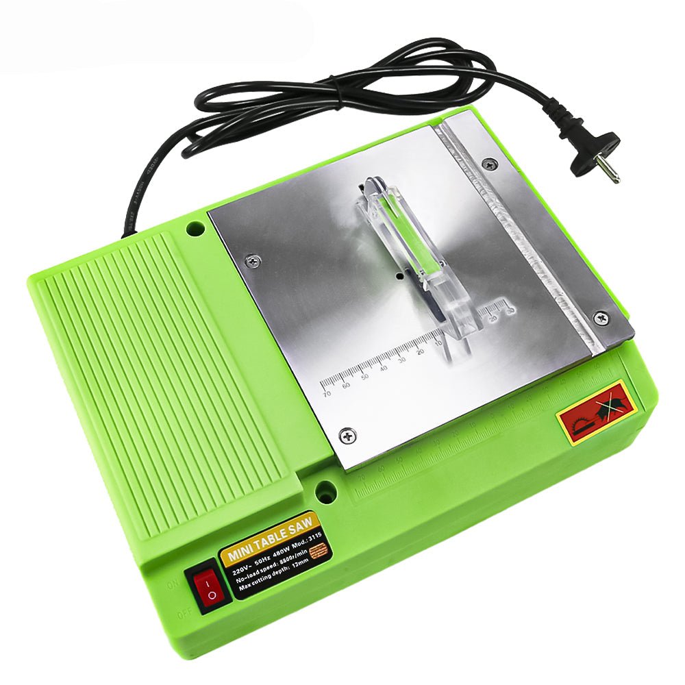 Mini Serra de Bancada SawSlice Green 220v – Corte Preciso e Potente para Seus Projetos - Akada Brasil