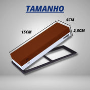 Pedra 6" Afiar Amolar Dupla Face Granulação 400 1000 2 em 1 - Vonder - Akada Brasil