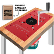 Placa InvertRouter Lite com Elevação da Tupia Manual Invertida - Akada Brasil