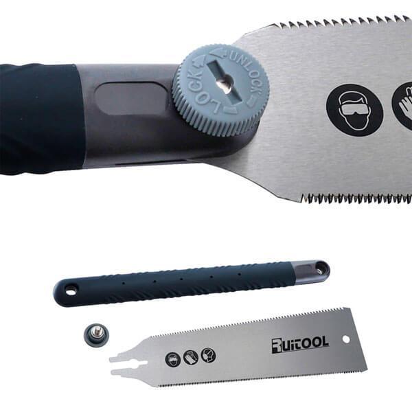 Serrote Japonês Ryoba Duplo Dente 250mm + 1 Lâmina Extra – Ruitool - Akada Brasil