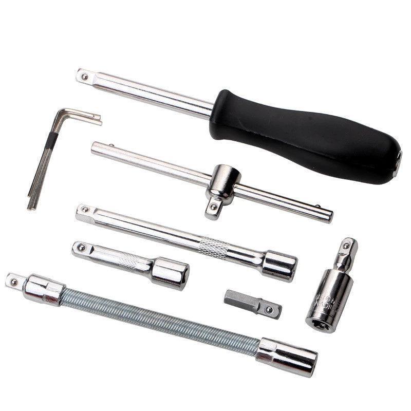 Kit de Ferramentas 46 Peças com Soquetes e Catraca Reversível - Akada Brasil