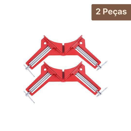 Kit 2 Grampos de ângulo 90 graus - SuperClamp